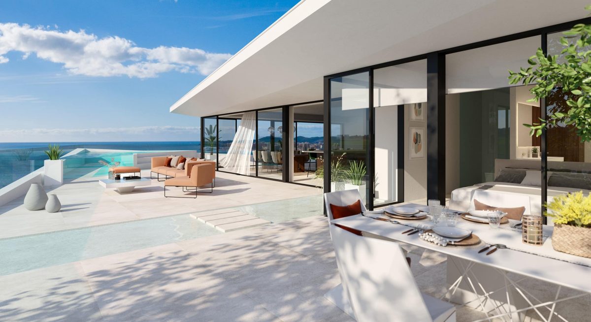 New luxury apartments El Higuerón Carat Sky Villas