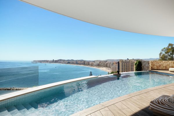 Terrace view of a new build apartment at Óleo Fuengirola