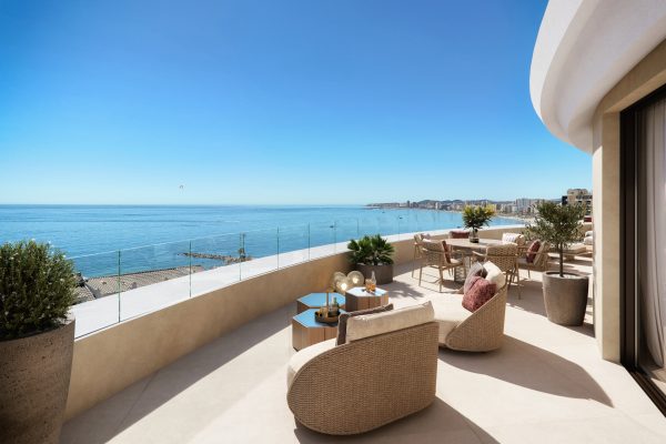Óleo Fuengirola new homes have amazing sea views from the terraces